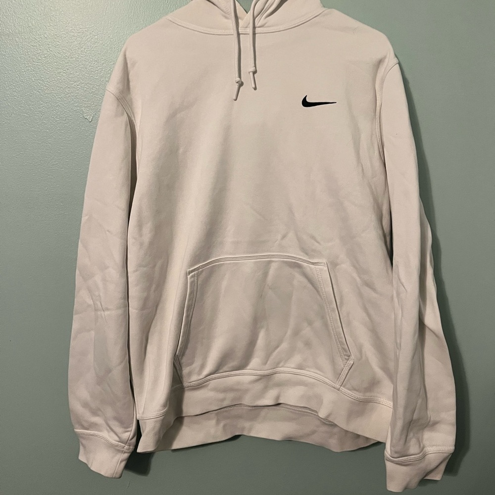 Nike Men's White Hoodie